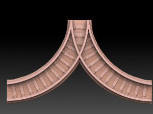 Modular Railroad Grid 3D-printmodel