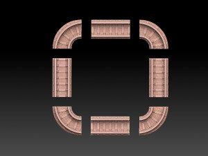 Modular Railroad Grid 3D-printmodel