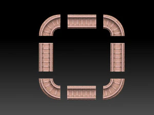Modular Railroad Grid 3D Print Model