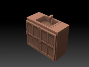 Kitchen Set 3D 프린트 모델