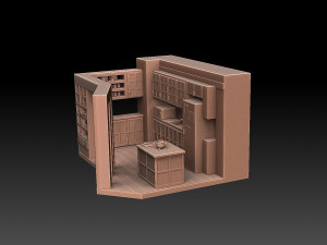 Kitchen Set 3D 프린트 모델
