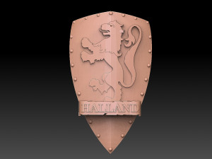 Provinces of Sweden Shield Pack Model Cetak 3D
