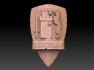 Provinces of Sweden Shield Pack Model Cetak 3D