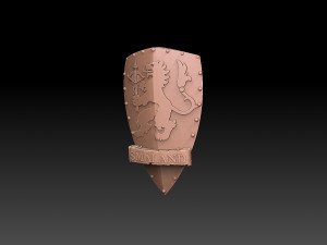 Provinces of Sweden Shield Pack Model Cetak 3D