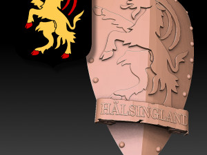 Provinces of Sweden Shield Pack Model Cetak 3D