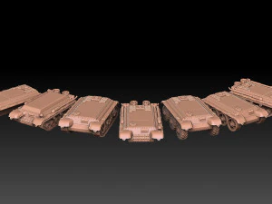 Tank Frames 3D Print Model