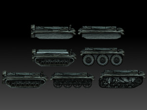 Tank Frames Modello di stampa 3D