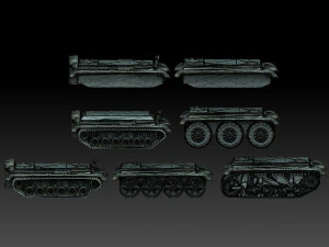 Tank Frames 3D Print Model