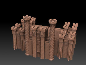 Heroes of Might and Magic 3 Castle 3D Print Model