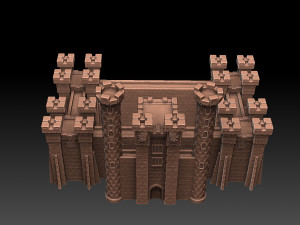 Heroes of Might and Magic 3 Castle 3D 프린트 모델