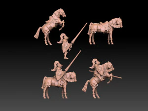 Heroes of Might and Magic 3 Champion 3D Print Model