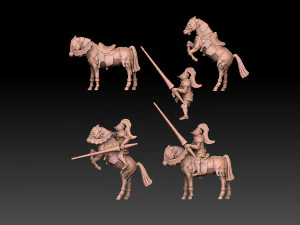 Heroes of Might and Magic 3 Champion 3D Print Model