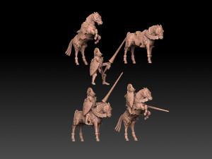 Heroes of Might and Magic 3 Champion 3Dプリントモデル