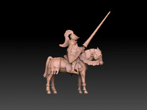 Heroes of Might and Magic 3 Champion 3D Print Model