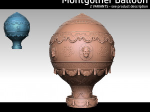 Montgolfier Balloon 3D Print Model