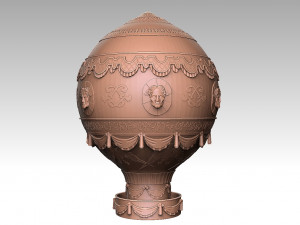 Montgolfier Balloon 3D 프린트 모델