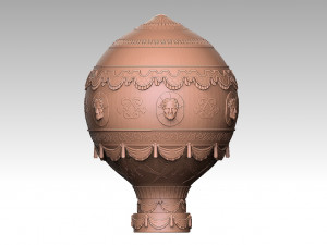 Montgolfier Balloon 3D 프린트 모델