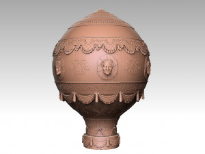 Montgolfier Balloon 3D 프린트 모델
