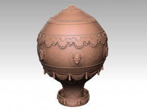 Montgolfier Balloon 3D 프린트 모델