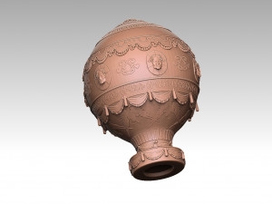 Montgolfier Balloon 3D 프린트 모델