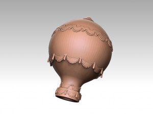 Montgolfier Balloon 3D 프린트 모델