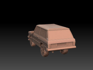 Range Rover Classic 3Dプリントモデル