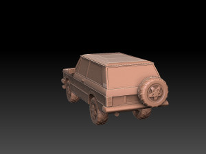 Range Rover Classic 3Dプリントモデル