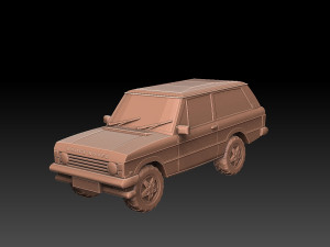 Range Rover Classic 3Dプリントモデル