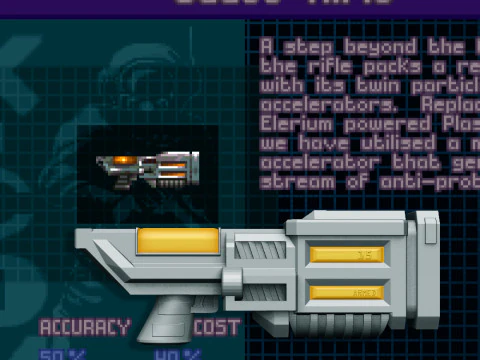 X-COM Terror From The Deep Weapons 1 3D Print Model