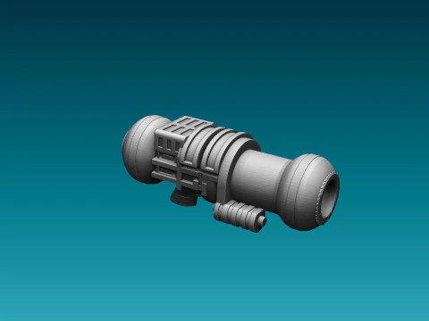 X-COM Terror From The Deep Weapons 1 3D Print Model