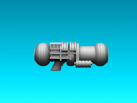 X-COM Terror From The Deep Weapons 1 3D Print Model