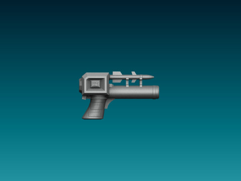 X-COM Terror From The Deep Weapons 1 3D 打印模型