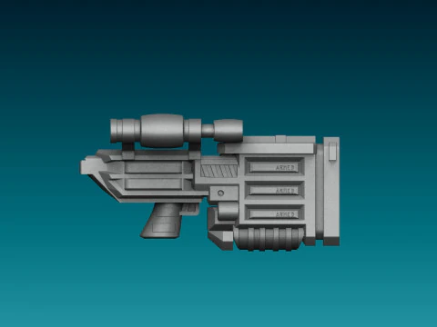 X-COM Terror From The Deep Weapons 1 3D Print Model