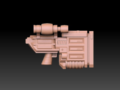 X-COM Terror From The Deep Weapons 1 3D 打印模型