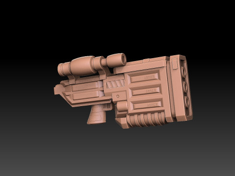 X-COM Terror From The Deep Weapons 1 3D 打印模型