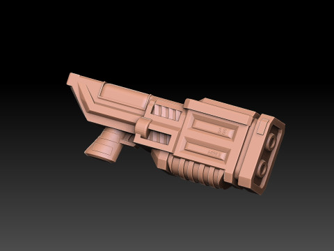 X-COM Terror From The Deep Weapons 1 3D 打印模型