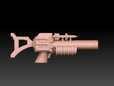 X-COM Terror From The Deep Weapons 1 3D Print Model
