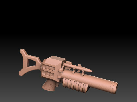 X-COM Terror From The Deep Weapons 1 3D 打印模型