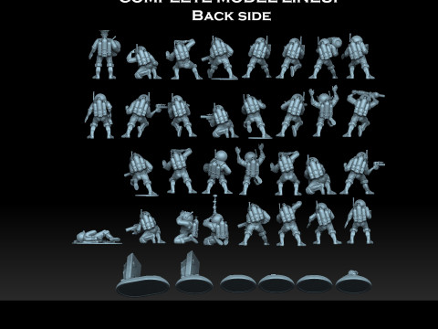 XCOM Terror From The Deep Aquanauts Modello di stampa 3D