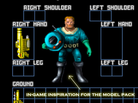 XCOM Terror From The Deep Aquanauts Modello di stampa 3D