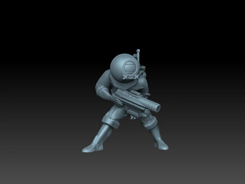XCOM Terror From The Deep Aquanauts 3D Print Model