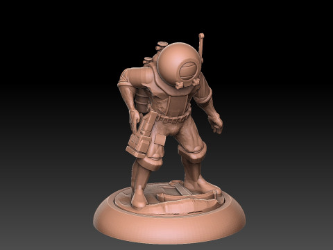 XCOM Terror From The Deep Aquanauts Modello di stampa 3D