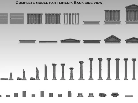 Roman Temple Builder 3D Print Model