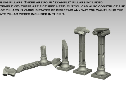 Roman Temple Builder Modelo de impresión 3D