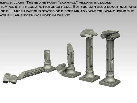 Roman Temple Builder 3D Print Model