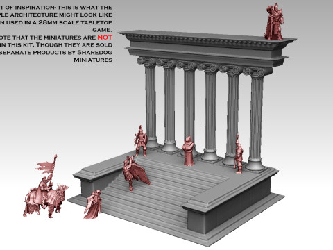 Roman Temple Builder Modelo de impresión 3D
