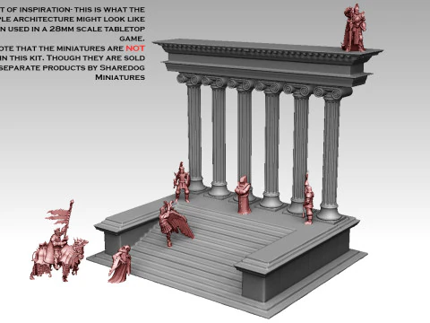Roman Temple Builder 3D Print Model