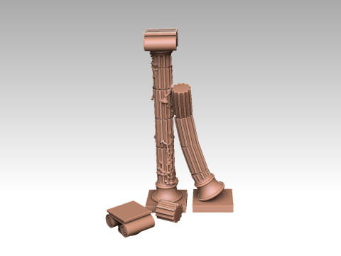 Roman Temple Builder Modelo de impresión 3D