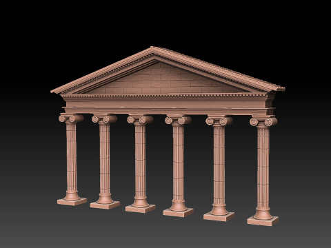 Roman Temple Builder Modelo de impresión 3D