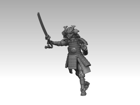 Robo Samurai Modello di stampa 3D
